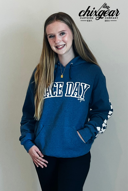 Navy Heather Raceday Hoodie