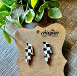 Raceday Lightning Bolt Earrings