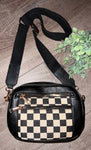 Stephanie Checkered Crossbody Bag